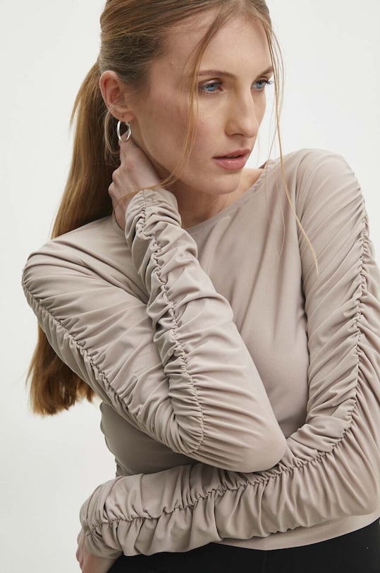 Answear.LAB felső hosszú bézs 1194.td