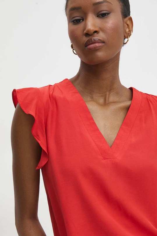 Halenka Answear.LAB hladký červená MR8812.HWK