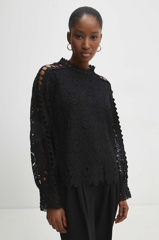 Answear Lab bluzka czarny xmy6015.iw