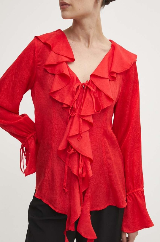 Answear Lab bluzka czerwony pk2382.ijs