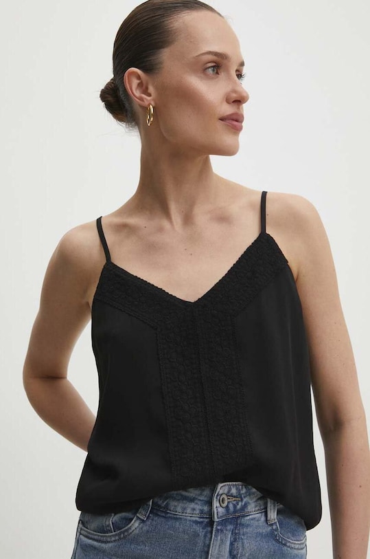 Answear Lab bluza uni negru mj79806.fh