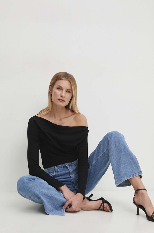 Answear.LAB felső l1424.fh fekete WW24