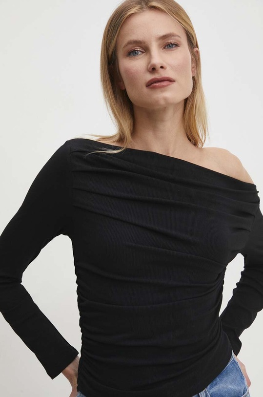 Answear.LAB felső fekete l1424.fh