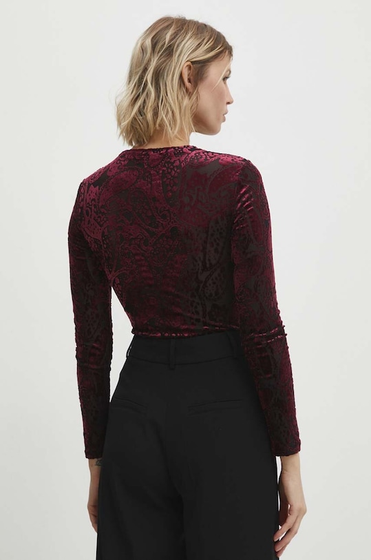 Odzież Answear Lab body hs8589.fjs bordowy