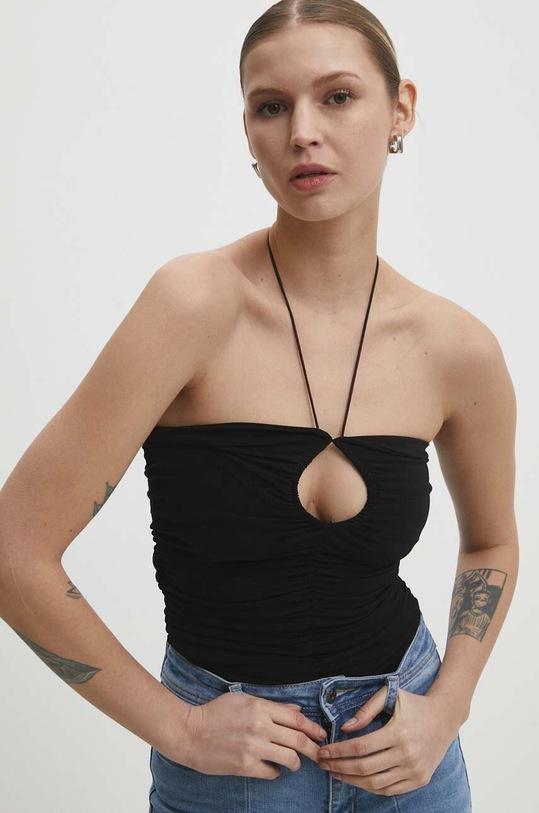 Answear Lab body z elastanem czarny sng.bdd051.tjs