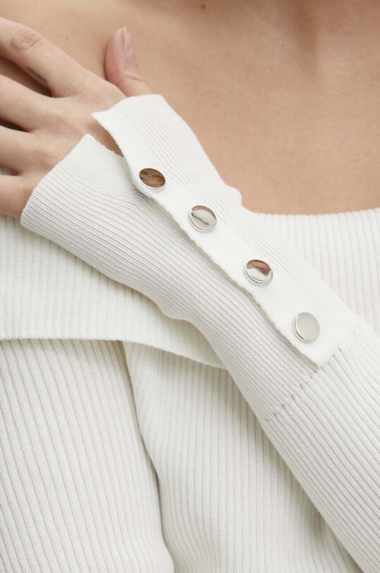 Answear Lab pulover MCY05531.HWK alb