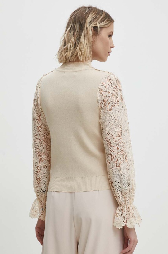 Odzież Answear Lab sweter MCY05365.HWK beżowy