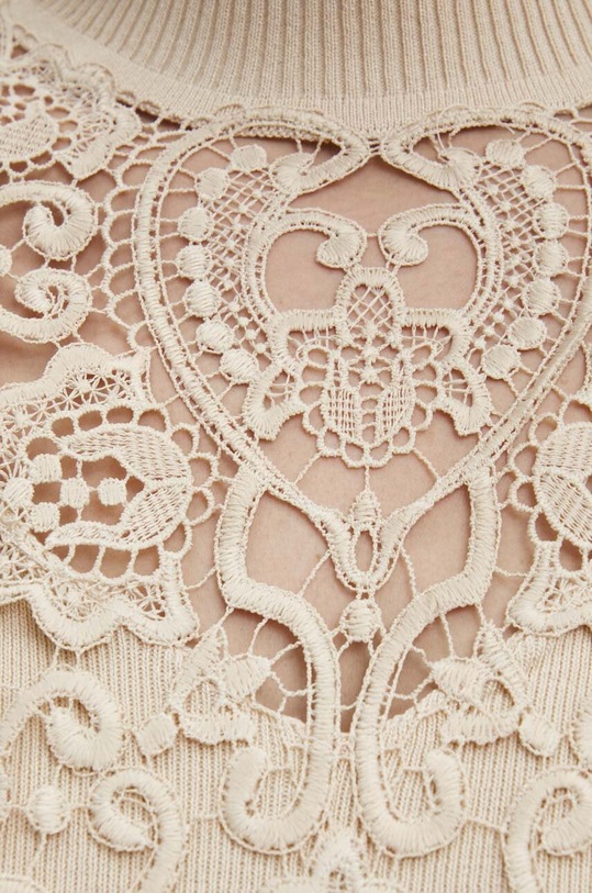 Answear Lab sweter MCY05365.HWK beżowy