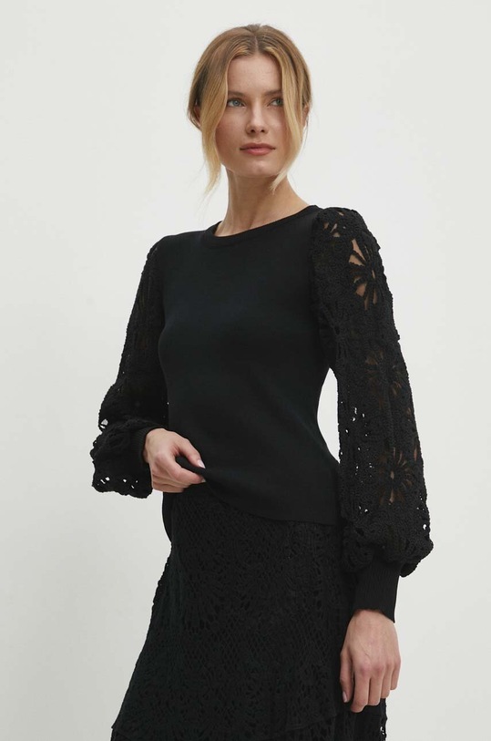 Answear Lab sweter pozostałe czarny MCY05540.HWK