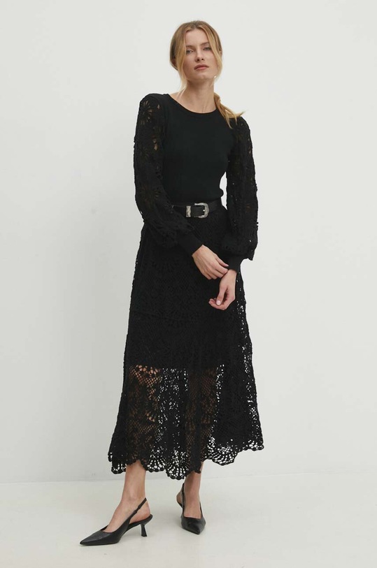 Answear Lab sweter MCY05540.HWK czarny WW24