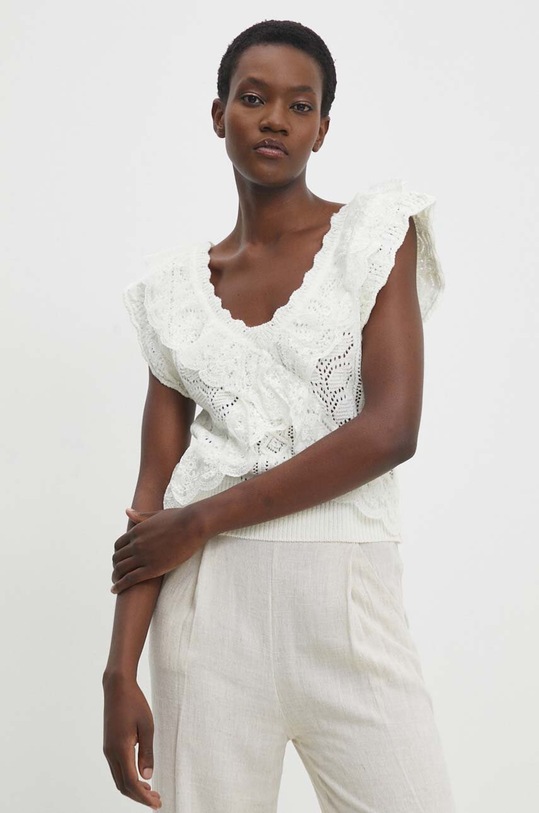 Vesta Answear.LAB V výstrih béžová 5083.HWK