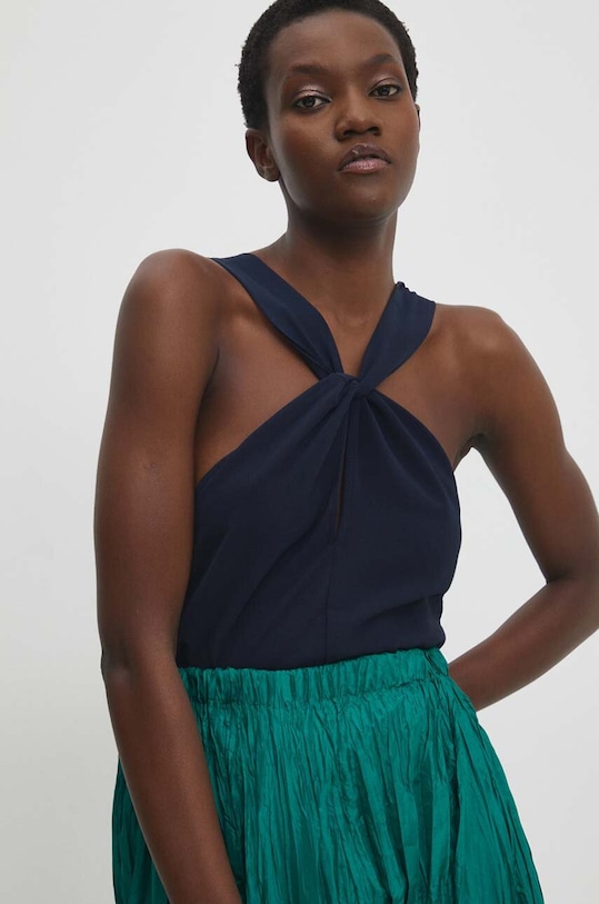 Answear.LAB bluzka regular granatowy T1602.HWK