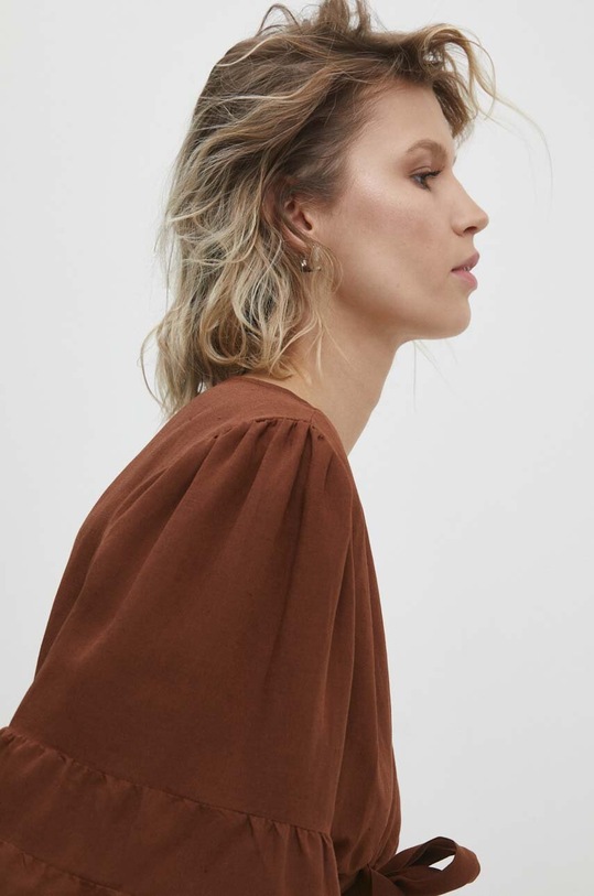 Answear Lab blusa di lino 16619.tjs