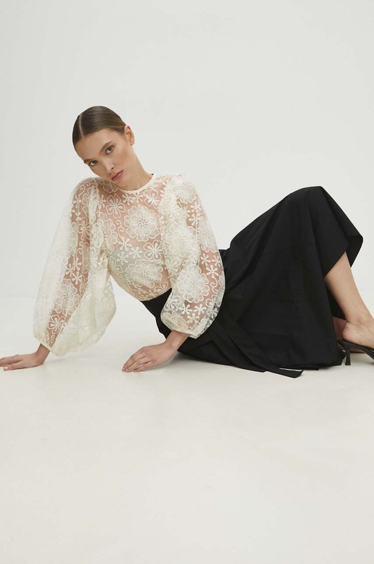 Answear Lab bluza v5v1650.IKK bej WW24