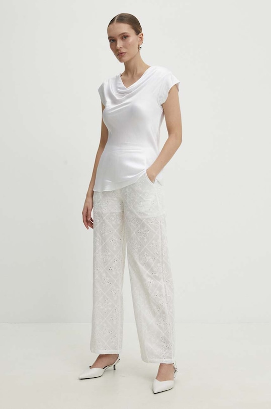 Answear Lab bluza m013t88.ikk alb WW24