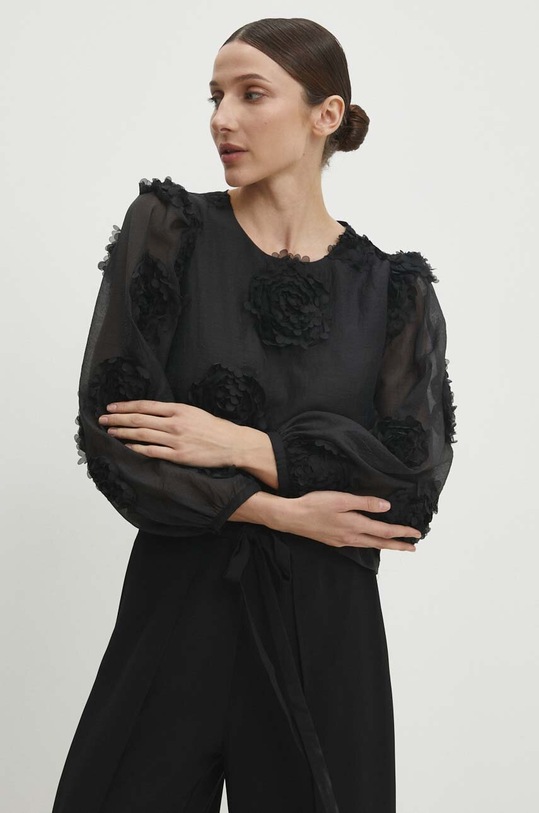 Answear Lab bluzka regular czarny 22448yt.ijs