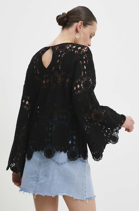 Odzież Answear Lab sweter bawełniany sng.bdd06r.tjs czarny