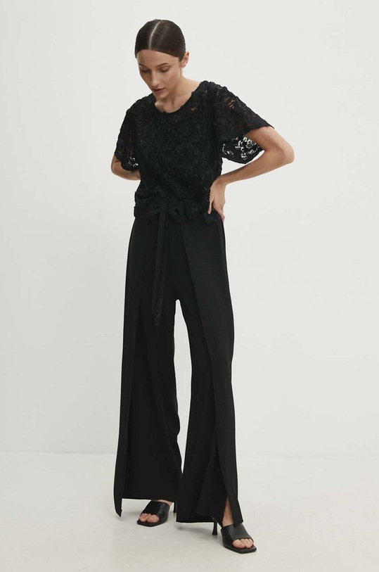 Answear Lab bluzka 37120lt.FKK czarny WW24