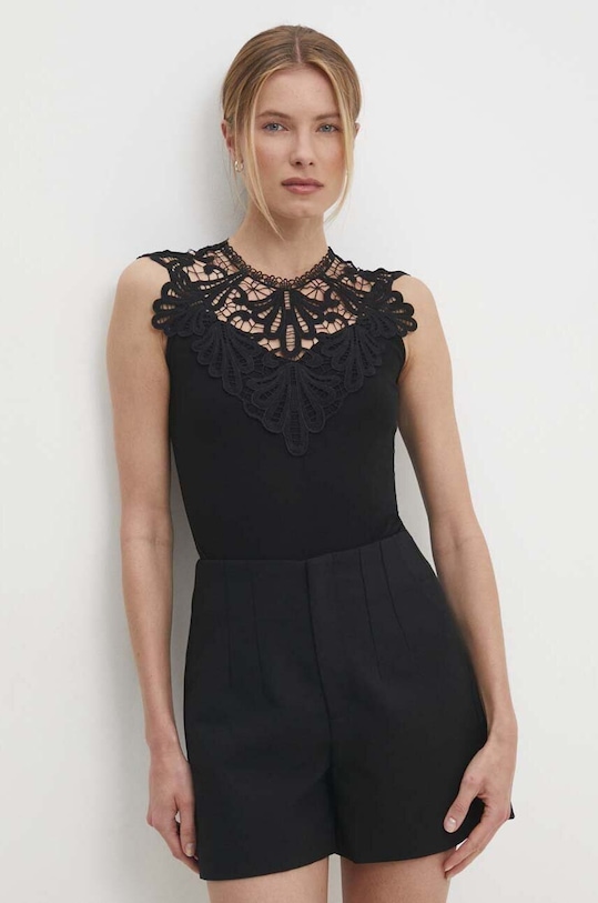 Answear Lab body z elastanem czarny M57883.HWK