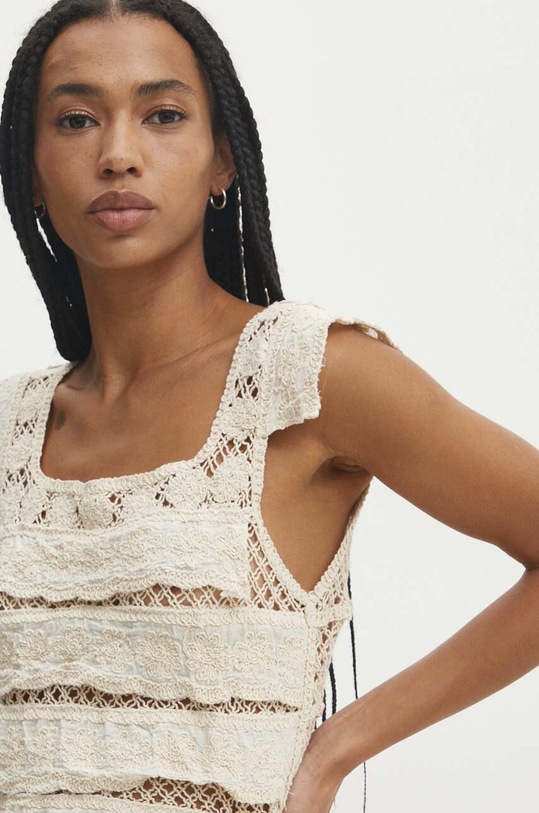 Answear Lab top beżowy 128.ih