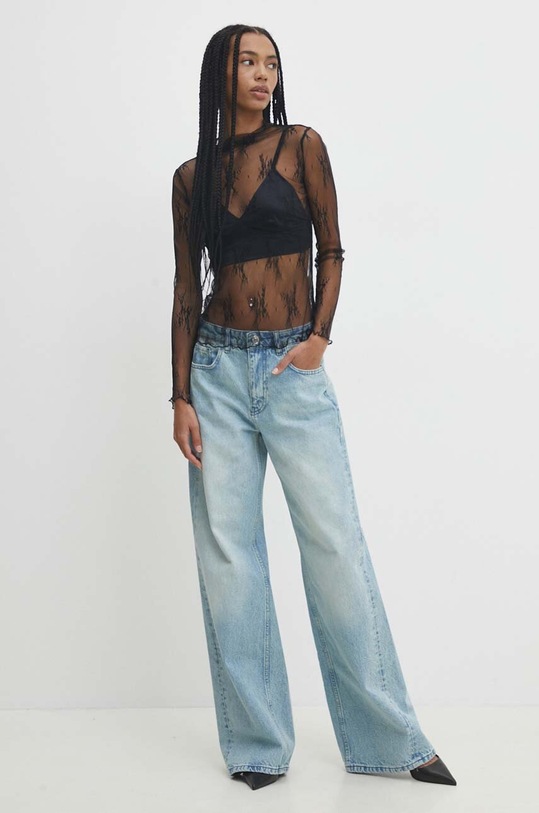 Answear Lab bluzka h4346.ijs czarny WW24