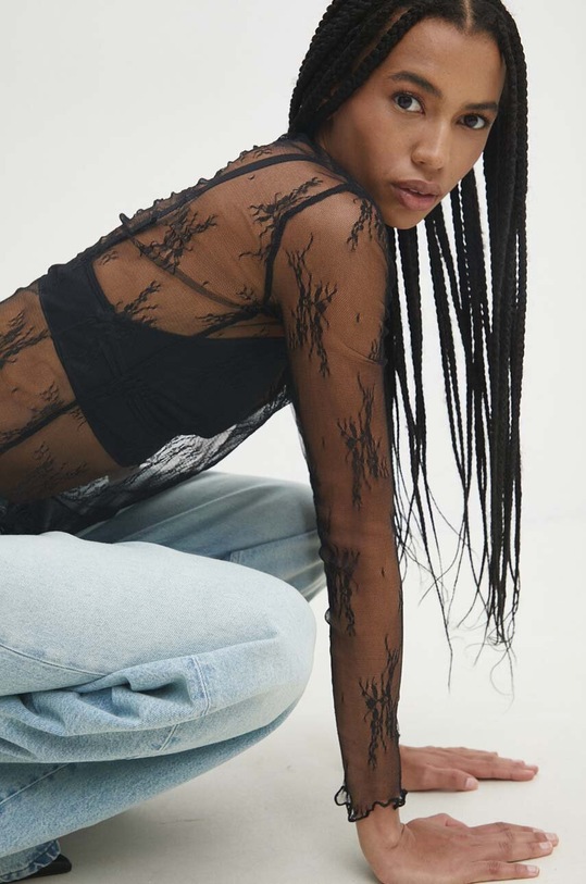 Answear Lab bluzka h4346.ijs czarny