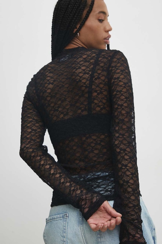 Odzież Answear Lab bluzka 23153.ijs. czarny