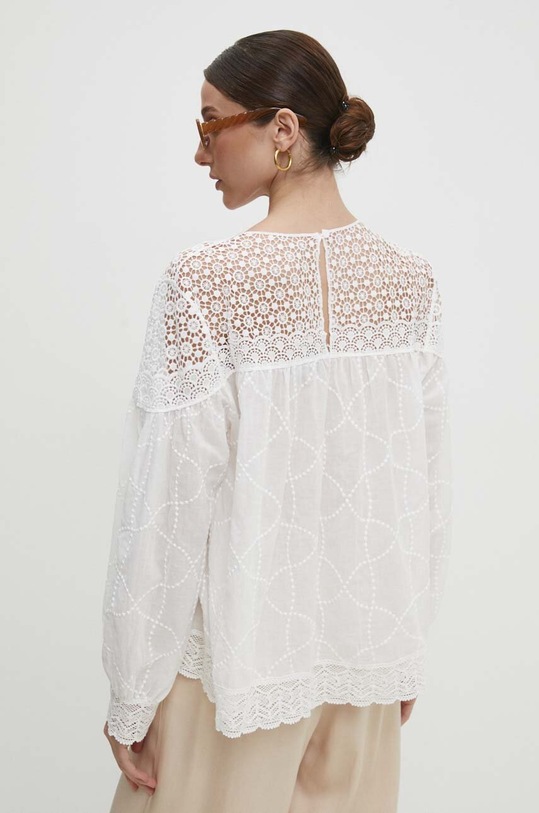 Одяг Бавовняна блузка Answear Lab wh205.ih білий