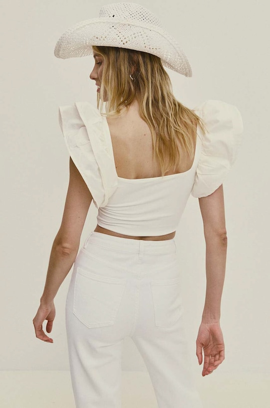 Ρούχα Top Answear.LAB 1555.tjs λευκό