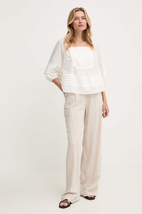 Bavlněná halenka Answear.LAB 6866.tjs bílá WW24