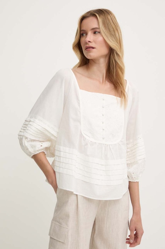 Bavlněná halenka Answear.LAB bílá 6866.tjs