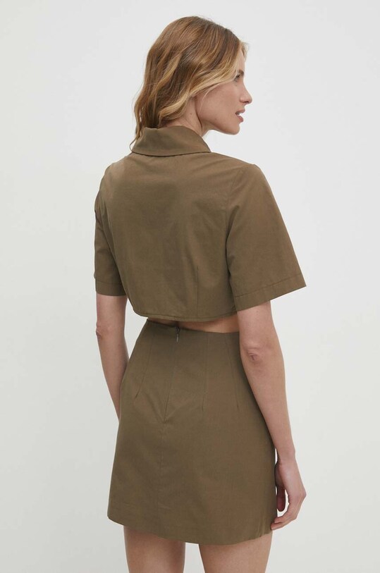 Одяг Бавовняна сорочка Answear.LAB 2411.tw зелений