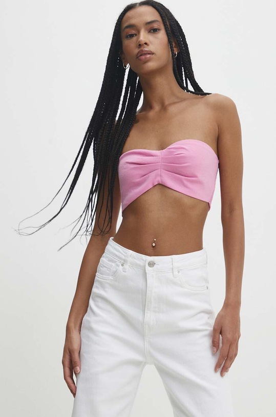 Answear Lab top casual różowy 71215.tjs