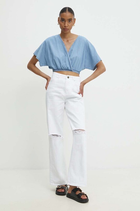 Answear Lab bluza subtire de blugi bg814.TWK albastru WZ24
