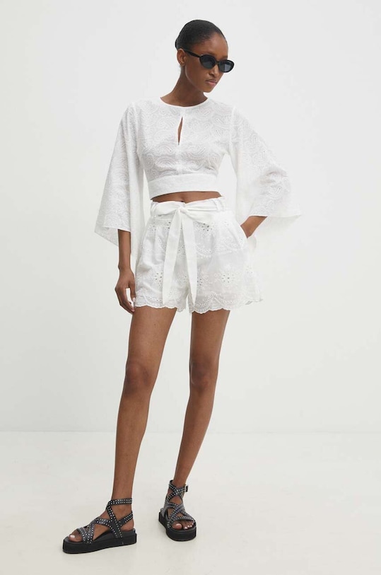 Answear.LAB bluzka bawełniana CK08131.FKK biały WW24