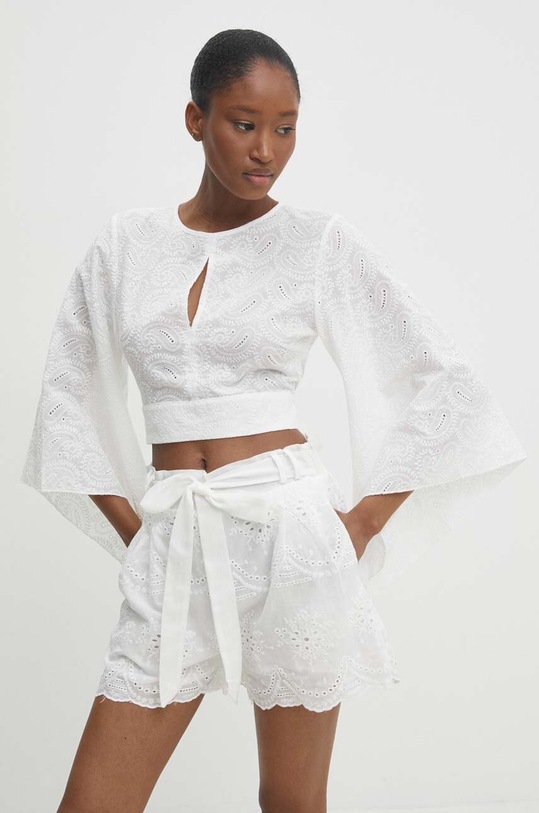 Odzież Answear.LAB bluzka bawełniana CK08131.FKK biały