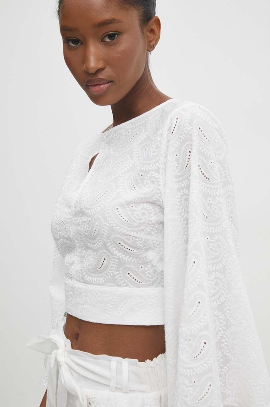 Answear.LAB bluzka bawełniana biały CK08131.FKK