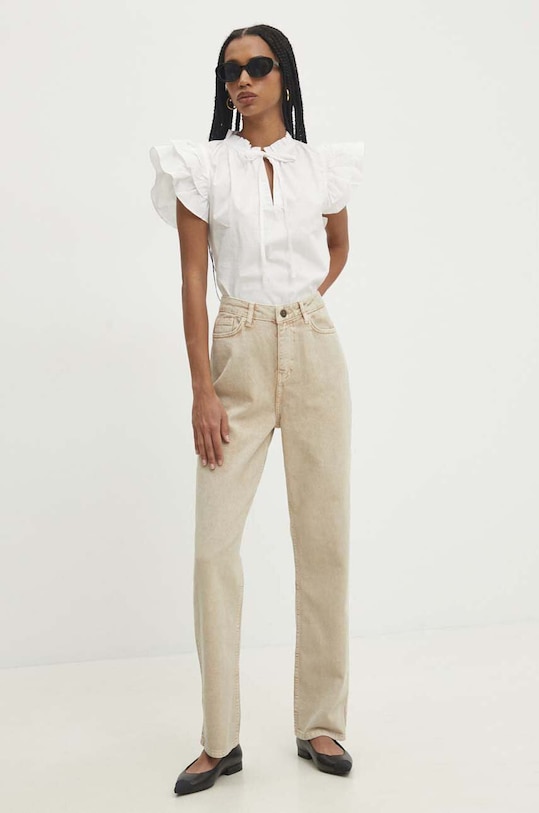 Answear Lab bluzka bawełniana 3133.FH biały WW24