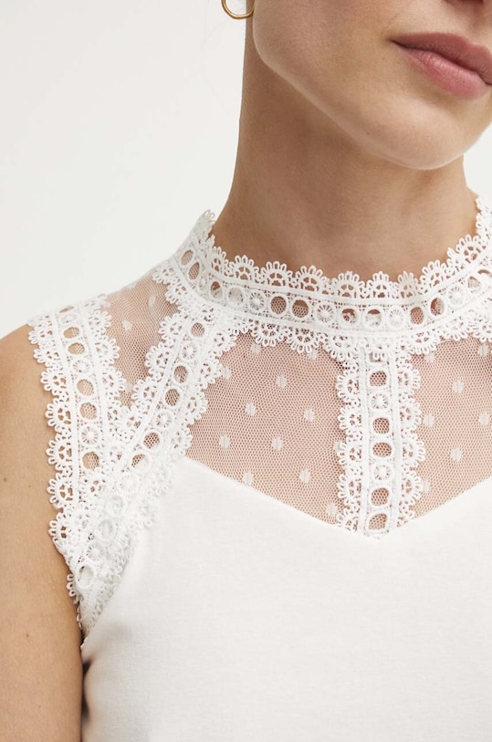 Answear.LAB felső ujjatlan fehér C08582.HWK