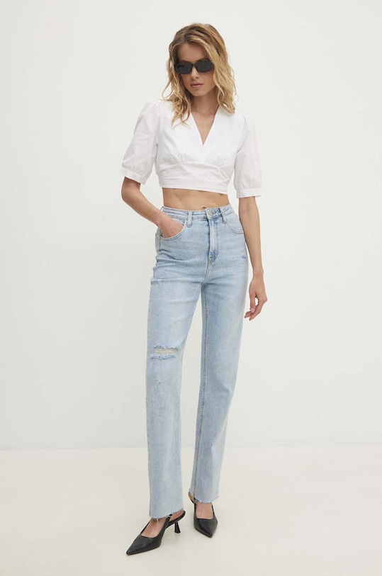 Бавовняна блузка Answear Lab 1137.ijs білий WW24