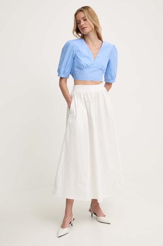 Answear Lab bluza din bumbac 1137.ijs albastru WW24