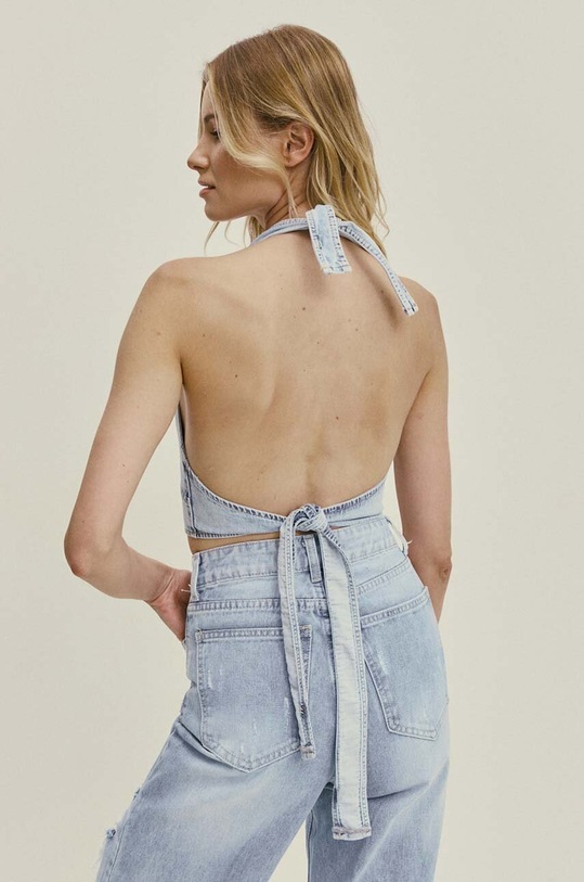 Одяг Джинсовий топ Answear.LAB 50716.TWK блакитний