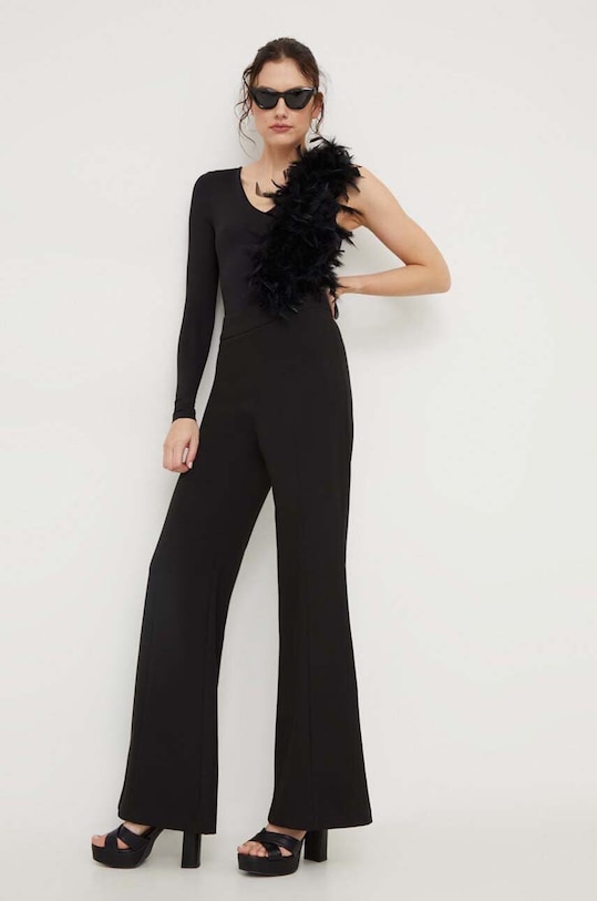 Боді Answear.LAB з еластаном чорний 9188.HWK