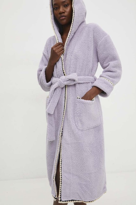 Answear Lab szlafrok fioletowy bath.2.cdb