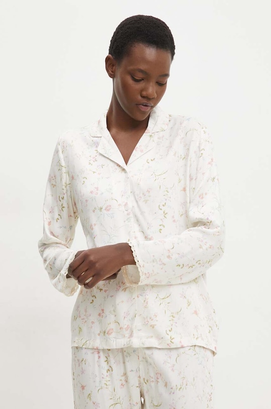 Answear Lab piżama paj.1.cdb beżowy WW24