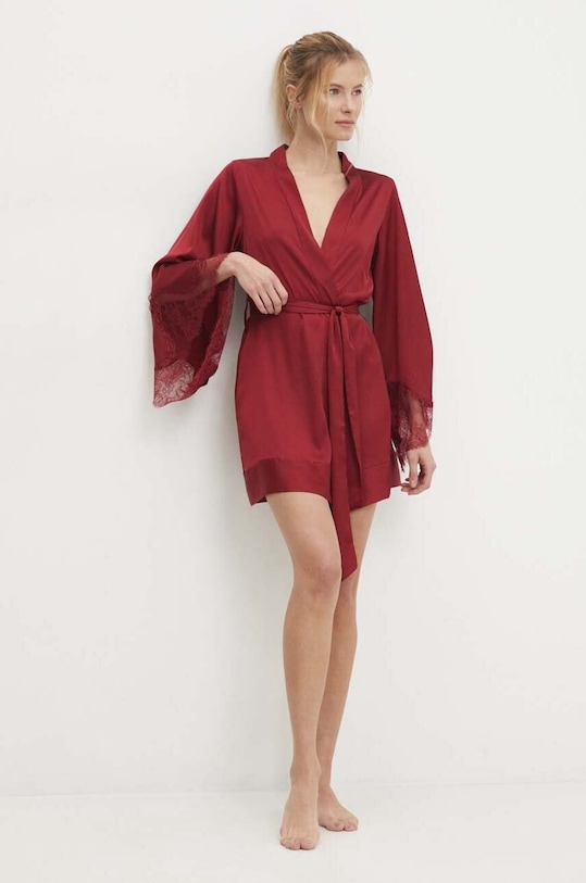 Answear Lab szlafrok 120141.chdb bordowy WW24