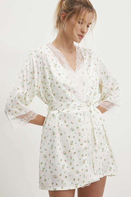 Odzież Answear Lab komplet piżamowy 120147.chdb beżowy