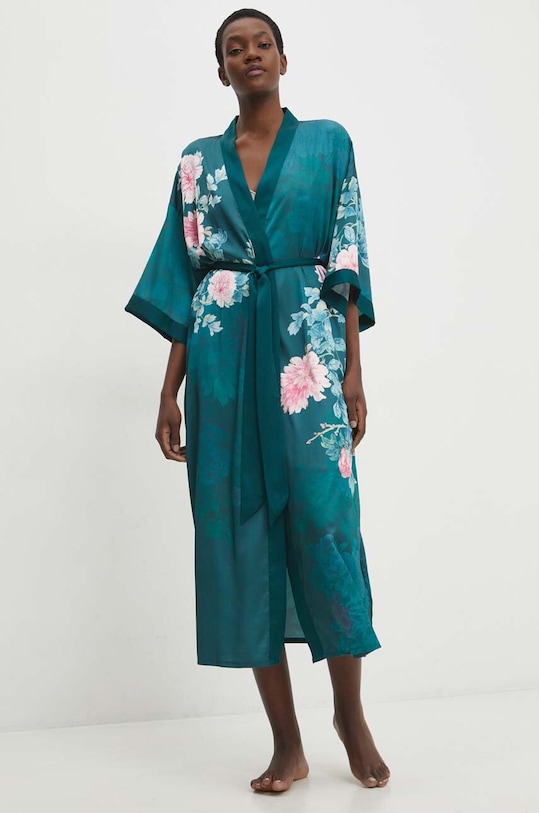 Answear Lab szlafrok 1201153.cdb zielony WW24