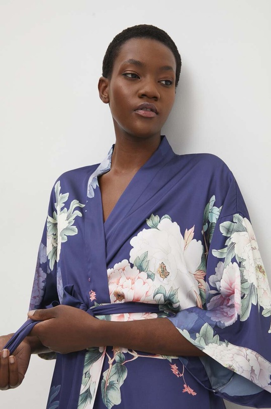 Answear.LAB szlafrok granatowy 1201155.cdb