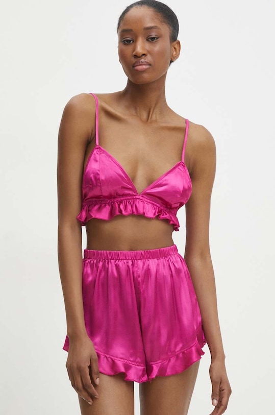 Pyžamo Answear.LAB látka ružová LPJ.548FLORENCEM.gdb